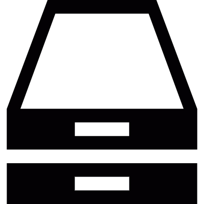 Furnishing drawers vector logo