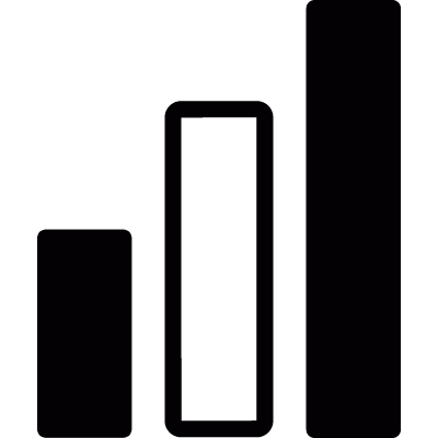 Bar chart vector logo