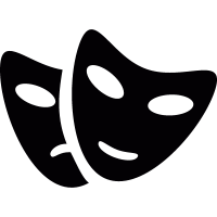 Theatre masks vector
