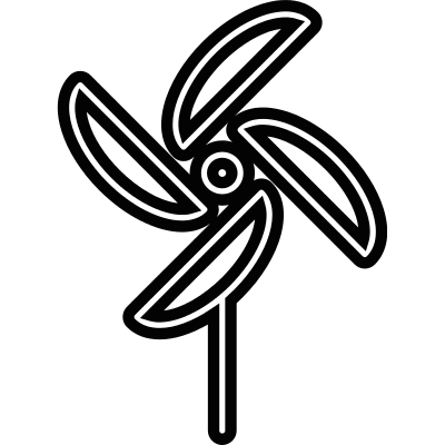 Paper Pinwheel vector logo