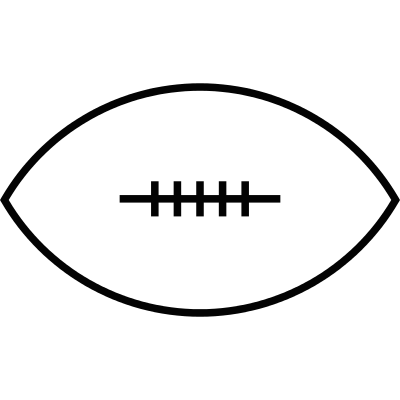 Rugby Ball vector logo