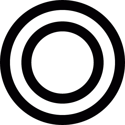 Concentric circles vector logo