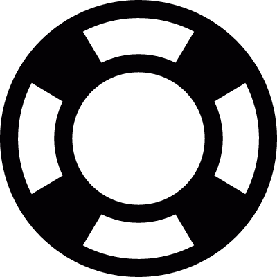 Life preserver vector logo