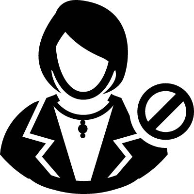 Block User vector logo