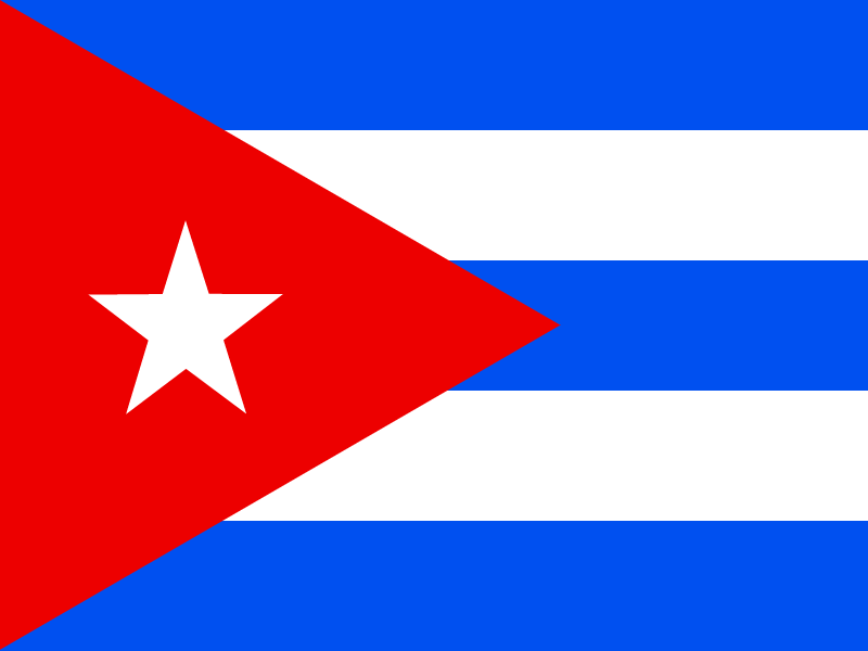 Flag of Cuba vector logo