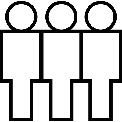 User group symbol vector logo