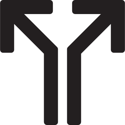 Split Arrows vector logo