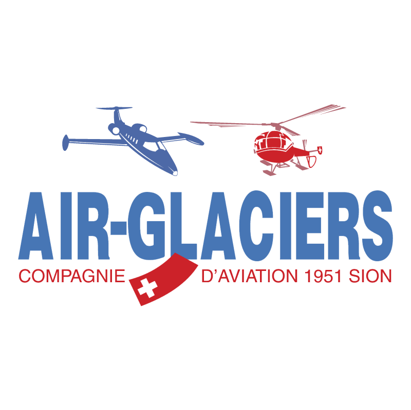 Air Glaciers vector logo