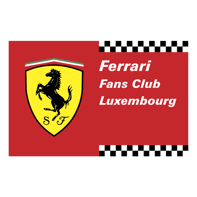 Ferrari fans Club Luxembourg vector