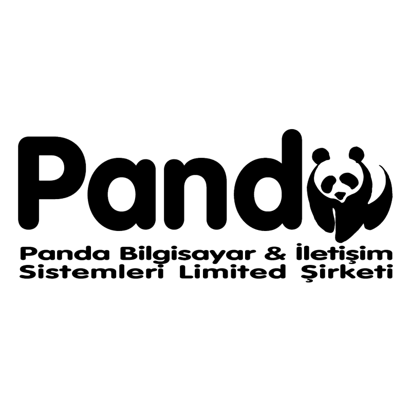 Panda Bilgisayar vector