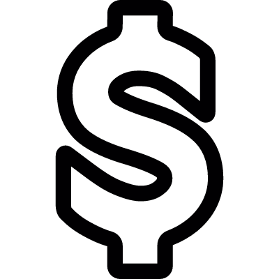 Dollar symbol vector logo
