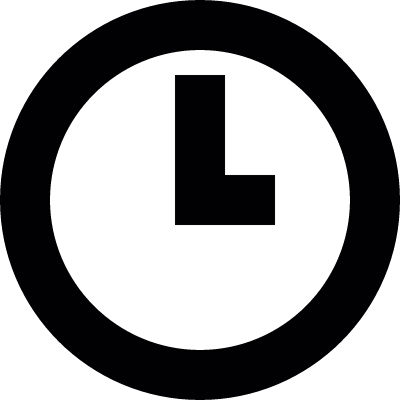 Circular Clock vector logo