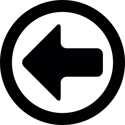 Left Arrow Button vector logo
