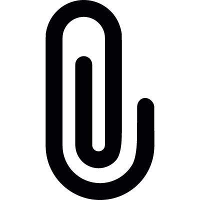 Attachment sign vector logo
