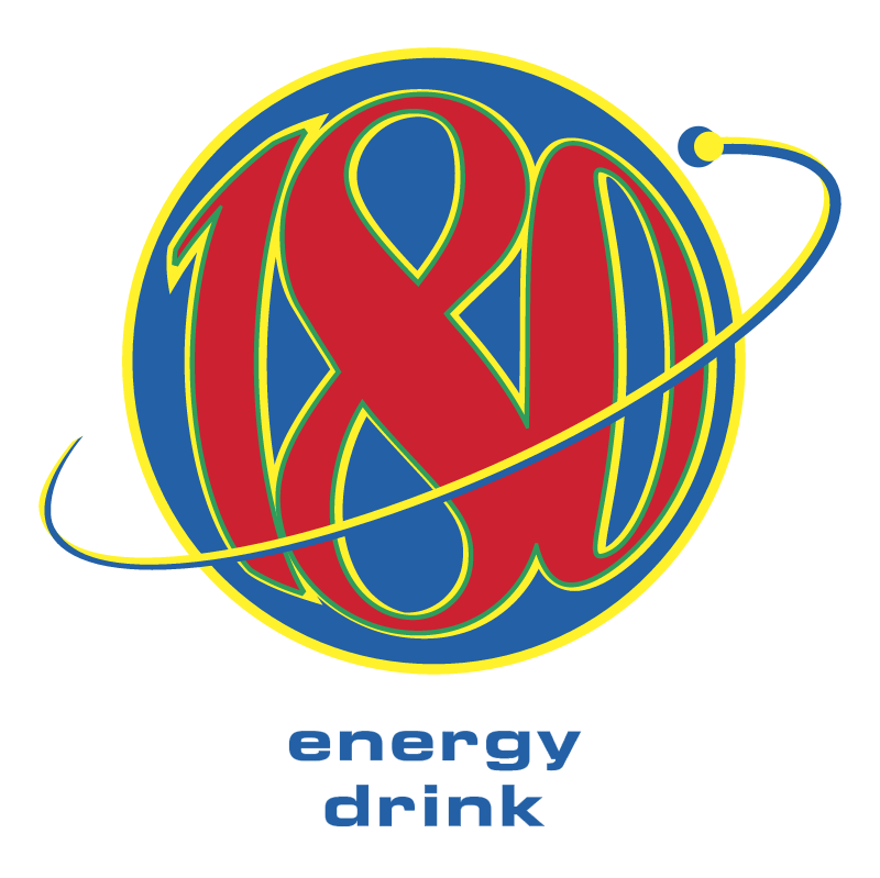 180 energy drink vector