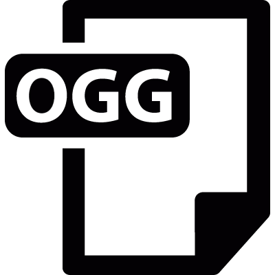 Ogg file vector logo