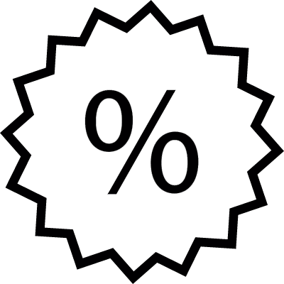 Offer label, IOS 7 interface symbol vector logo