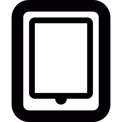 Electronic tablet vector logo