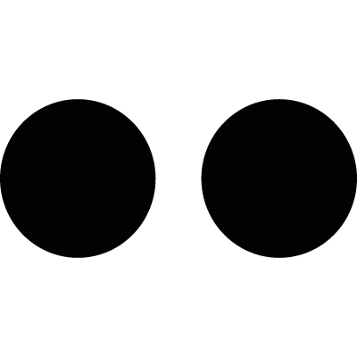 Two dots vector logo