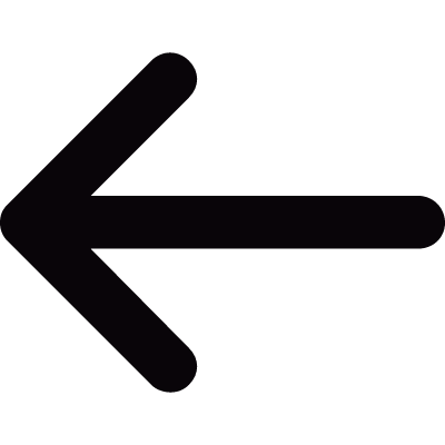 Thin arrow pointing left vector logo
