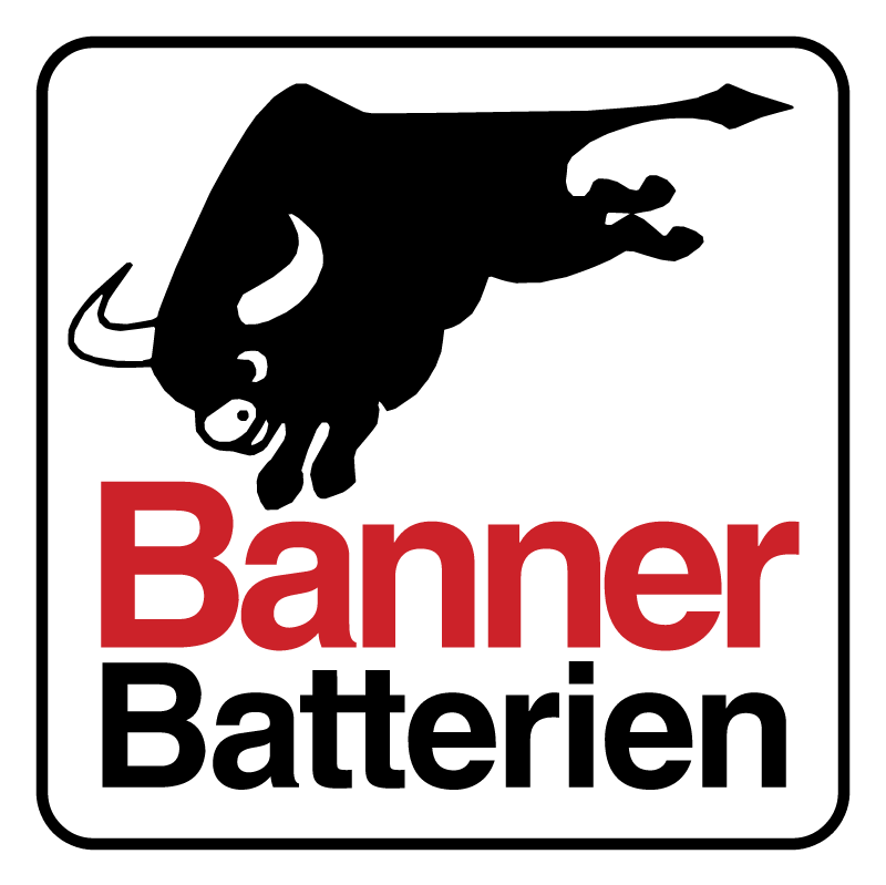 Banner Batterien vector