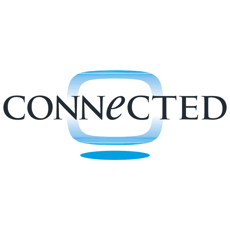 Connected vector logo