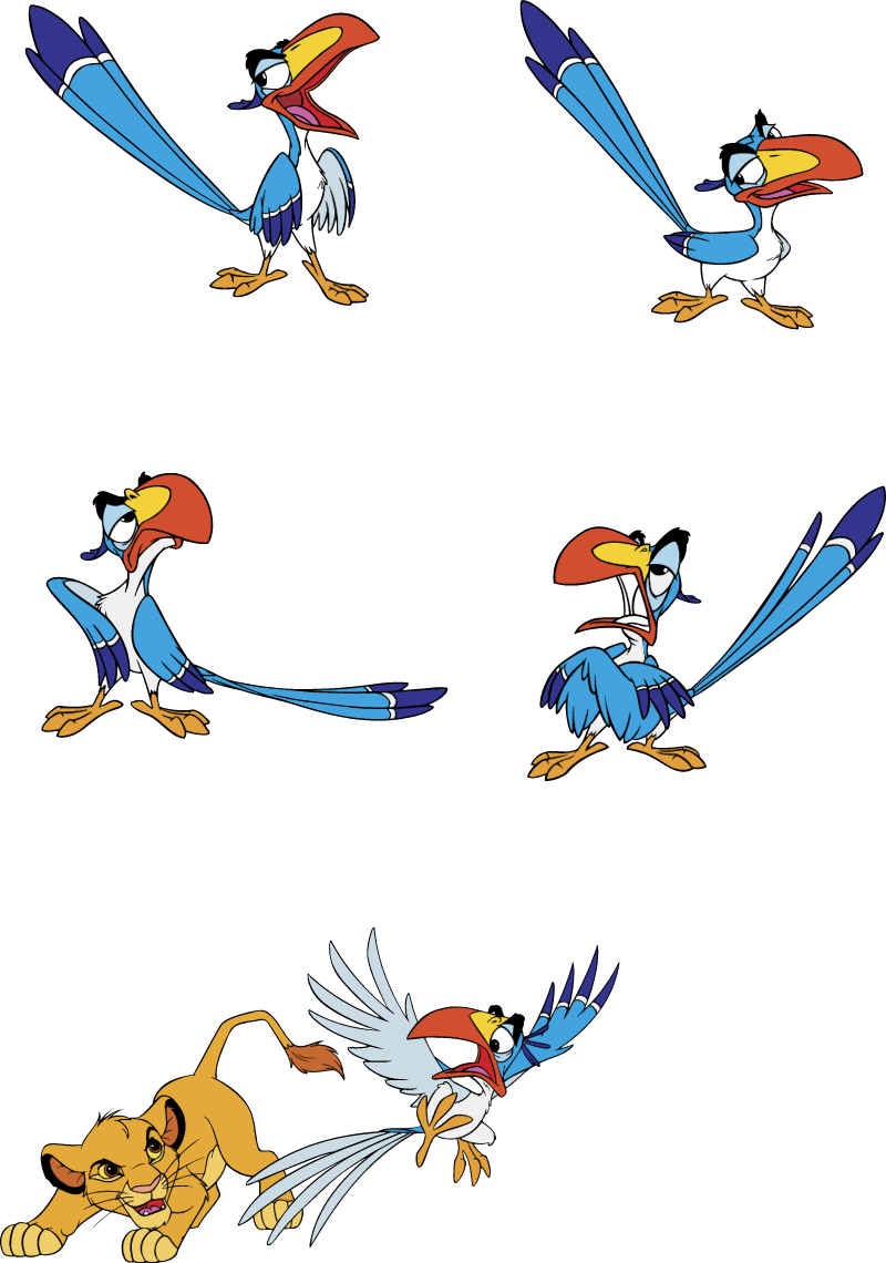 Disney’s Zazu vector