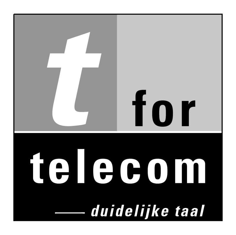 t for Telecom vector