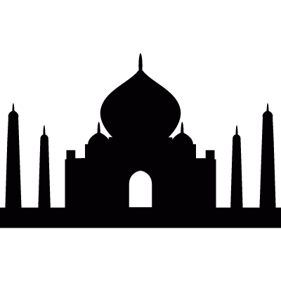 Taj Mahal vector logo