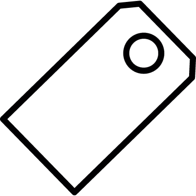 Blank label vector logo