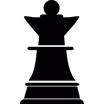 Chess king vector logo