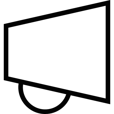 Speaker sign vector logo