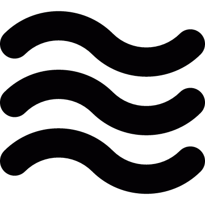 Wave lines vector logo