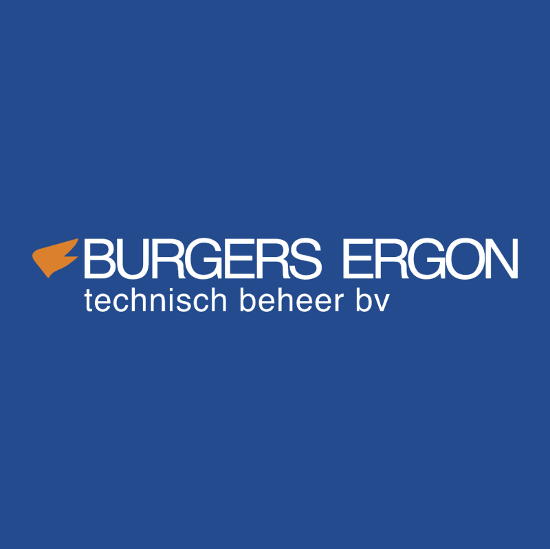 Burgers Ergon Technisch Beheer vector logo