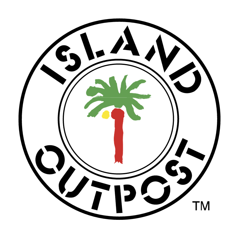 Island Outpost vector logo