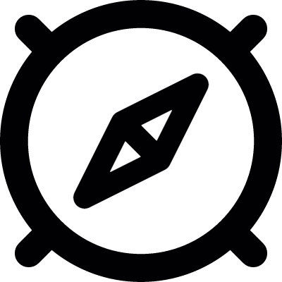 Compass variant vector logo