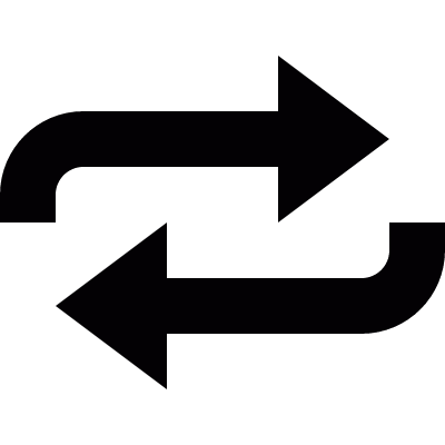 Process arrows vector logo