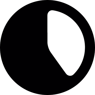 Pie chart sliced vector logo