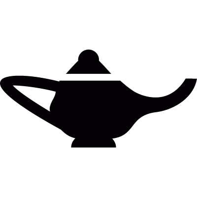 Magic Lamp vector logo