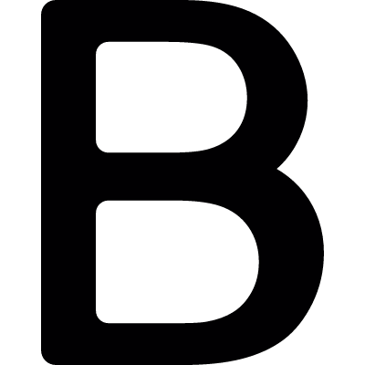 B Letter vector logo