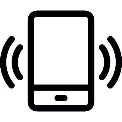 Vibration symbol vector logo