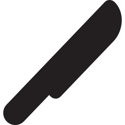 Round Knife vector logo