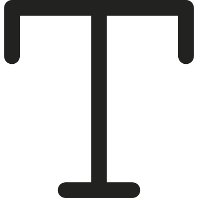 Text Button vector logo