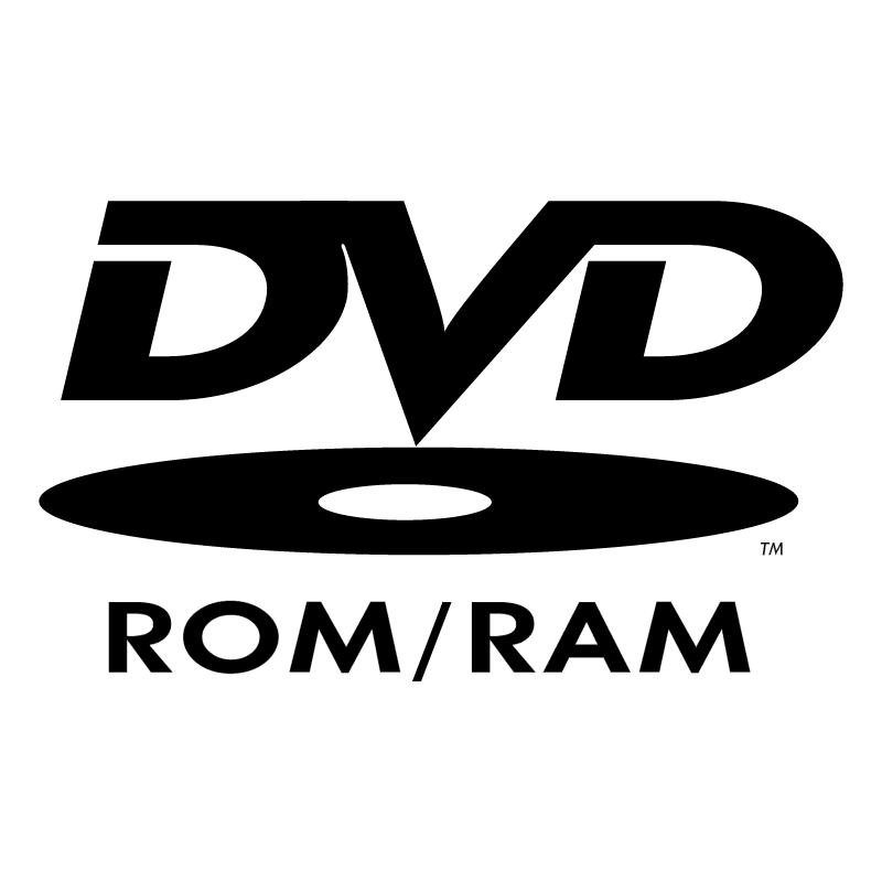 DVD ROM RAM vector logo