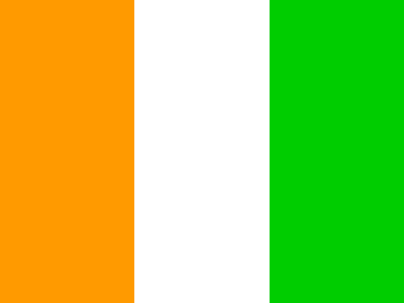 Flag of Ivory Coast vector logo