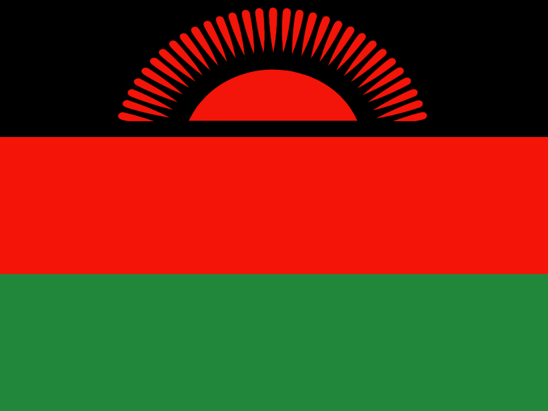 Flag of Malawi vector