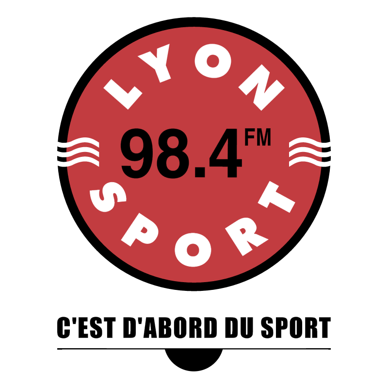 Lyon Sport 98 4 FM vector logo