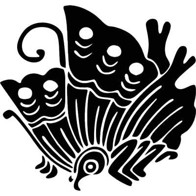 Japanese Butterfly vector logo