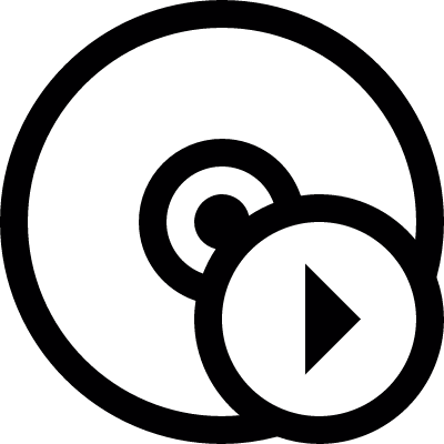 Run cd vector logo