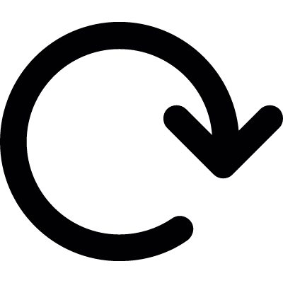 Clockwise Arrow vector logo